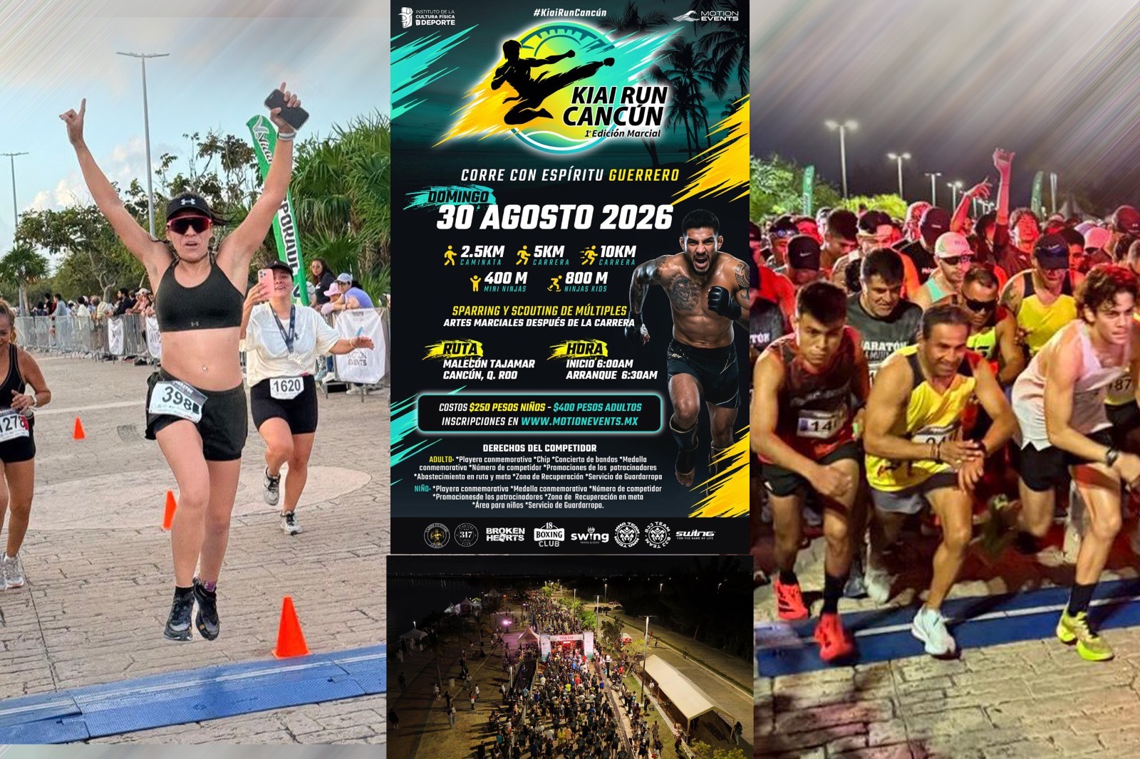 KIAI RUN Cancún invita a vivir una carrera donde el deporte y las artes marciales se unen