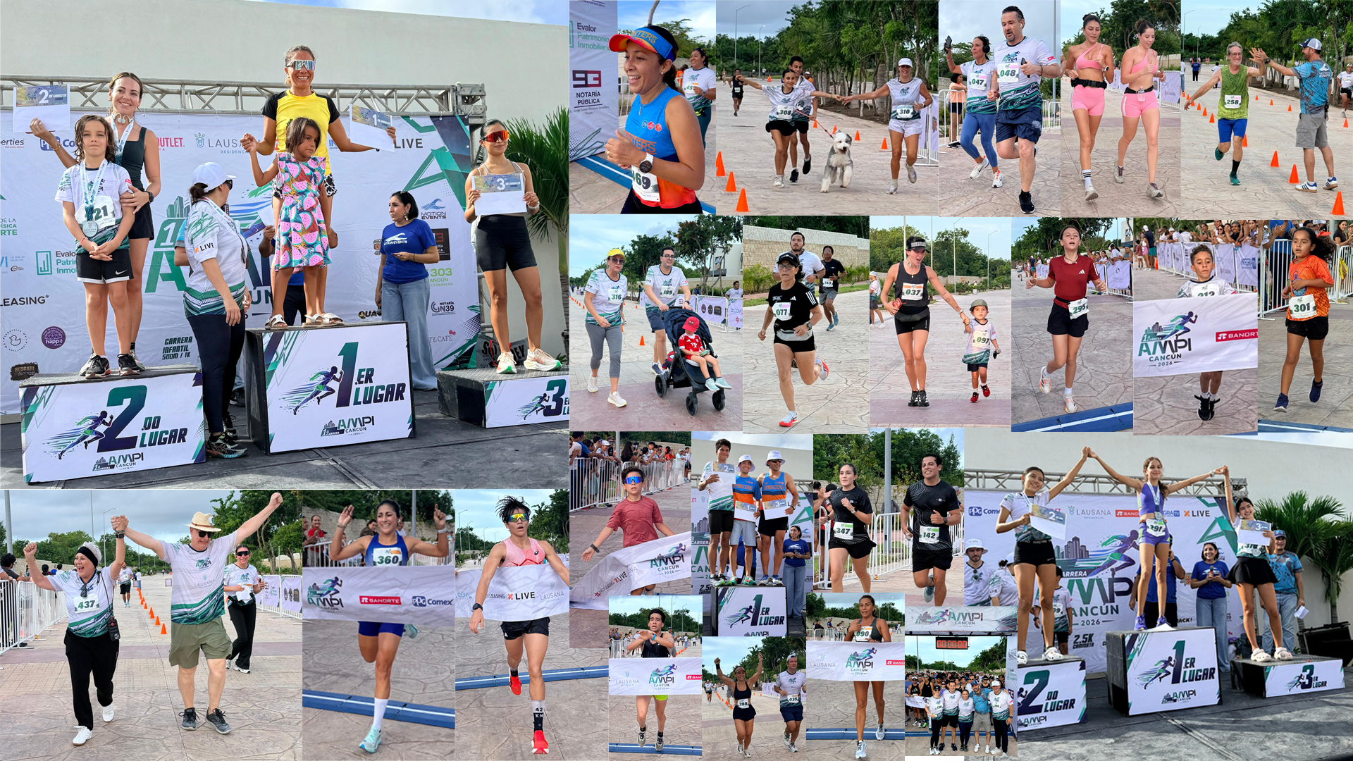 Triunfan Rosa Cruz y Emiliano Martínez en la Carrera AMPI Cancún 2026