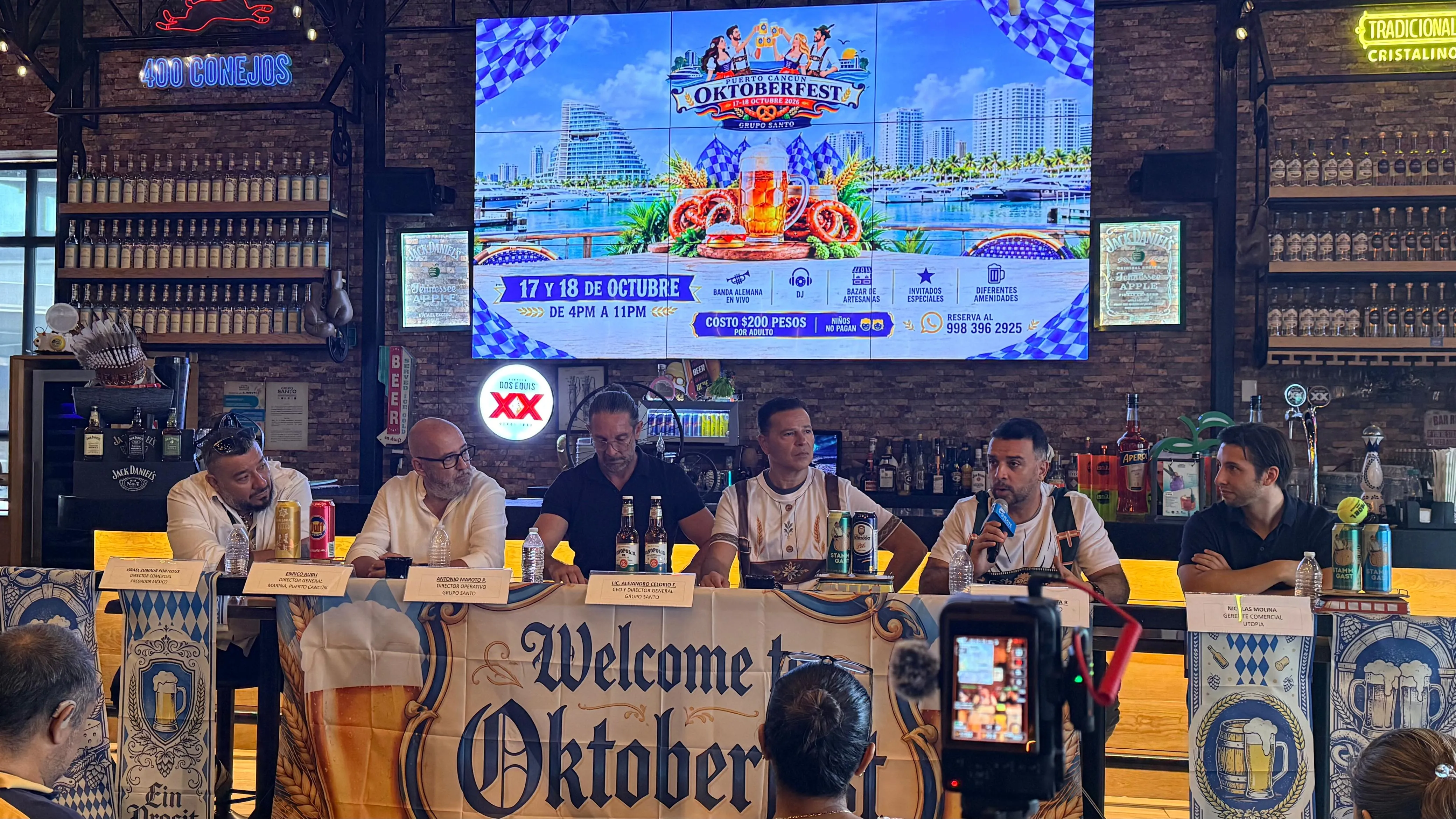 El Oktoberfest Boa Puerto Cancún 2026, se vivirá con el sabor y pasión de Grupo Santo este fin de semana 