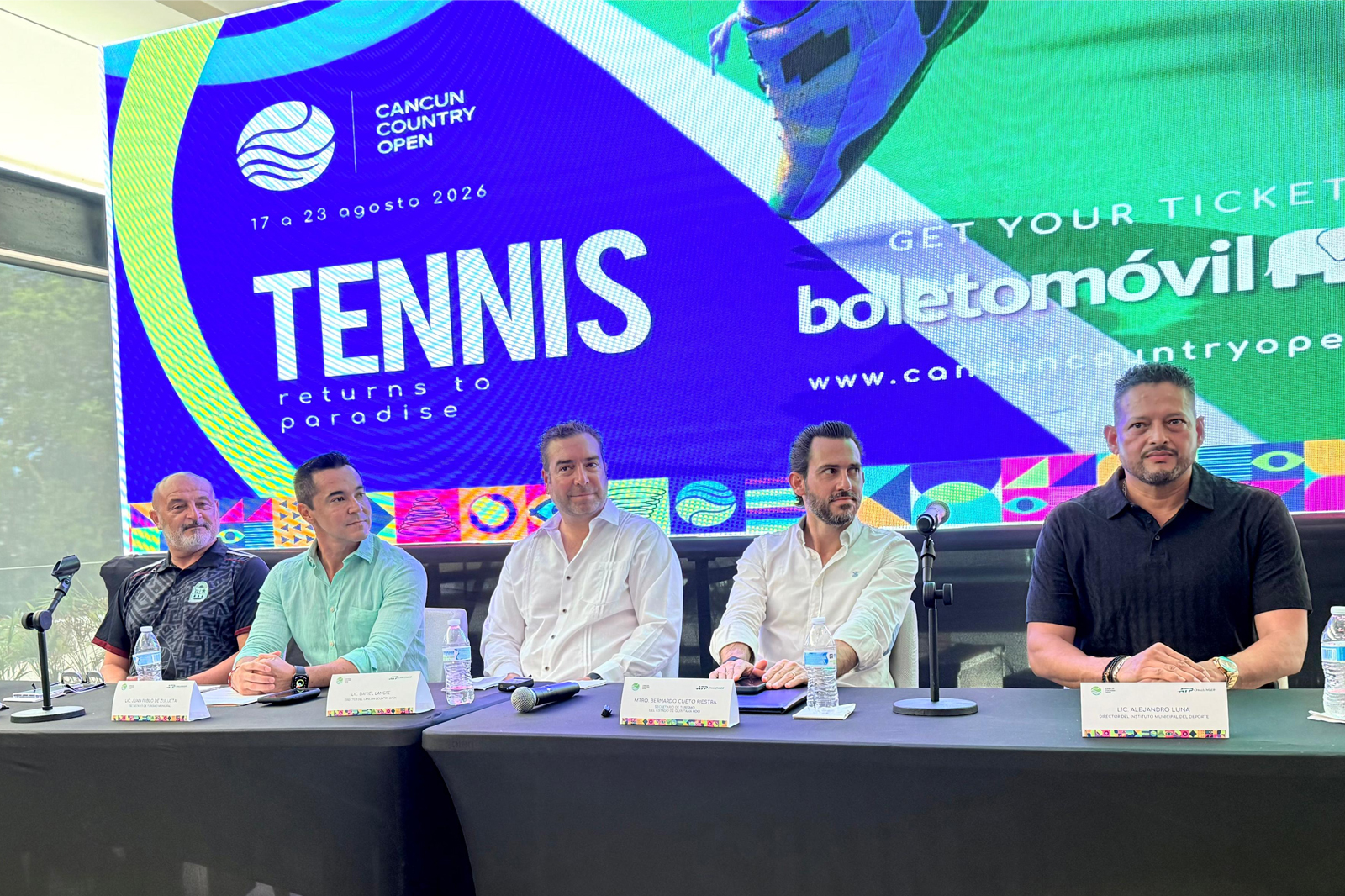 El tenis internacional vuelve a hacer escala en Cancún con el Country Open ATP